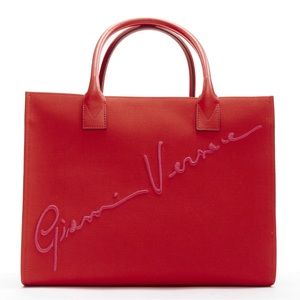 Versace canvas tote